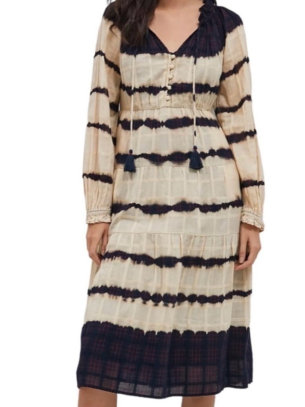 NWT TieDye Midi Dress by Anthropologie With Pockets!